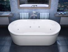 Load image into Gallery viewer, Atlantis Whirlpools Royale 34 x 67 Oval Freestanding Whirlpool Jetted Bathtub 