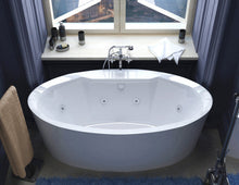 Load image into Gallery viewer, Atlantis Whirlpools Suisse 34 x 68 Oval Freestanding Whirlpool Jetted Bathtub 