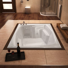 Load image into Gallery viewer, Atlantis Whirlpools Caresse 54 x 72 Rectangular Air &amp; Whirlpool Jetted Bathtub