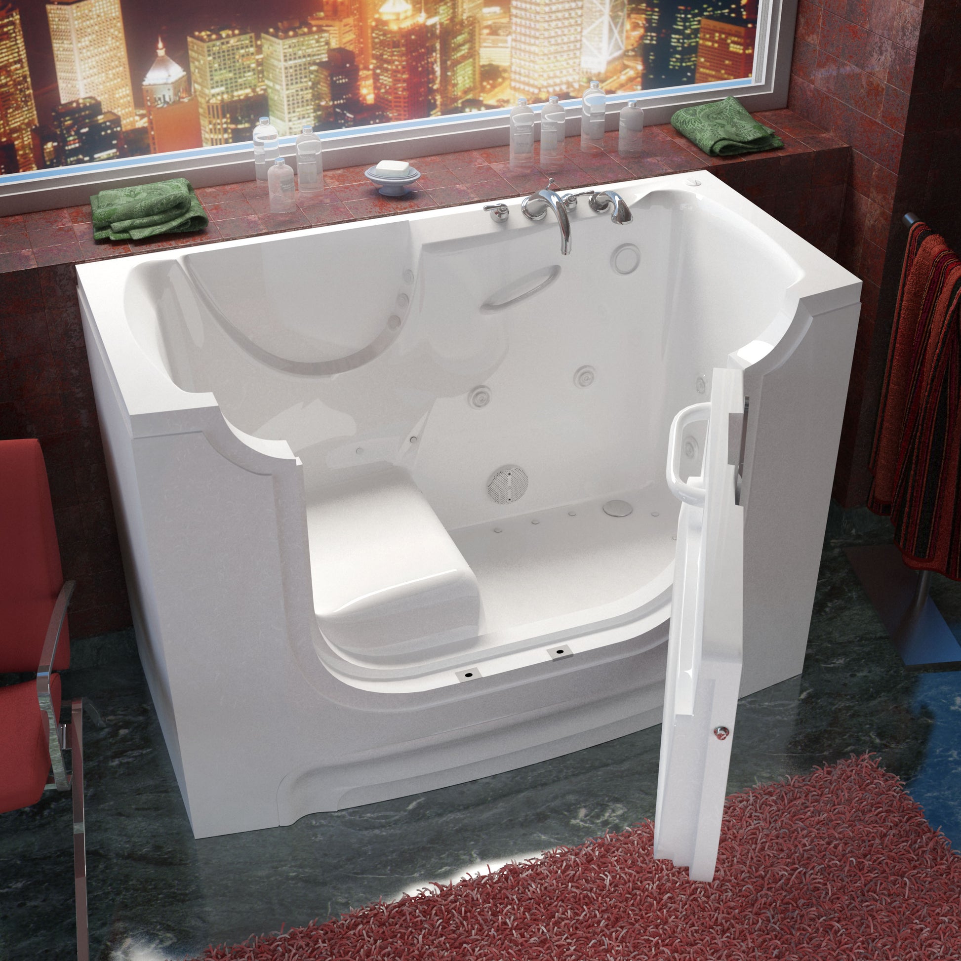 MediTub 30 x 60 Wheelchair Accessible Bathtub - The Tubfair