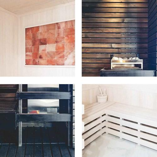 Hand Finished Pre-Cut 8+ Person Sauna Room Kits With Scandia Electric Ultra Heater - The Tubfair