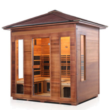 Load image into Gallery viewer, Enlighten Rustic 5 - 5 Person Full Spectrum Infrared Sauna - The Tubfair
