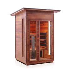 Load image into Gallery viewer, Enlighten Rustic 2 - 2 Person Full Spectrum Infrared Sauna - The Tubfair
