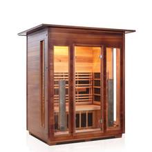 Load image into Gallery viewer, Enlighten Rustic 3 - 3 Person Full Spectrum Infrared Sauna - The Tubfair