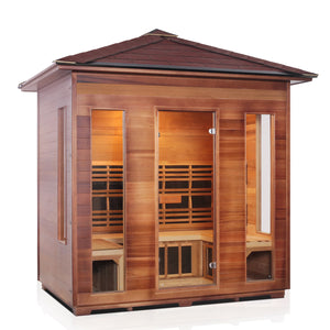 Enlighten SunRise 5 - 5 Person Dry Traditional Sauna - The Tubfair