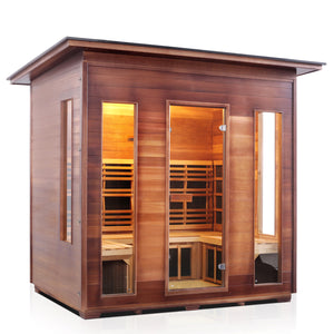 Enlighten SunRise 5 - 5 Person Dry Traditional Sauna - The Tubfair