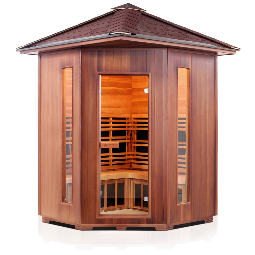 Enlighten SunRise 4C - 4 Person Dry Traditional Sauna - The Tubfair