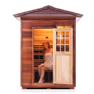 Enlighten MoonLight 3 - 3 Person Dry Traditional Sauna - The Tubfair