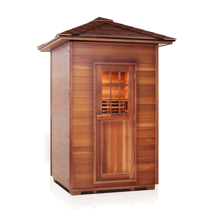 Enlighten MoonLight 2 - 2 Person Dry Traditional Sauna - The Tubfair