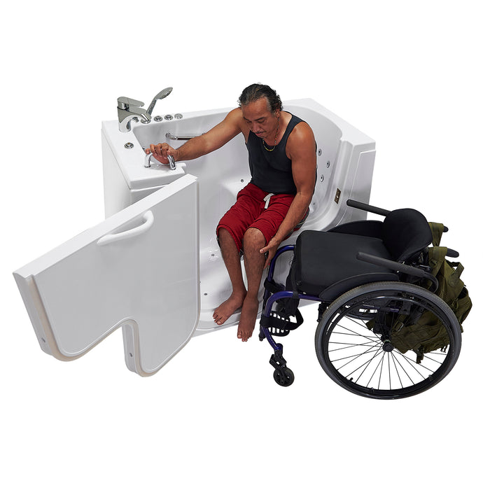 Ella's Transfer26 Acrylic Wheelchair Accessible Outward Swing Door Walk-In Bathtub