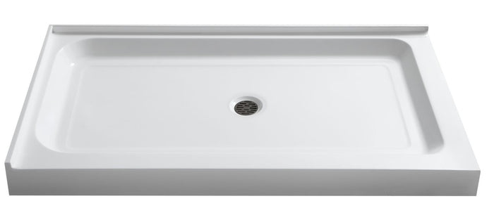 Vail 36 x 48  in. Double Threshold Shower Base in White