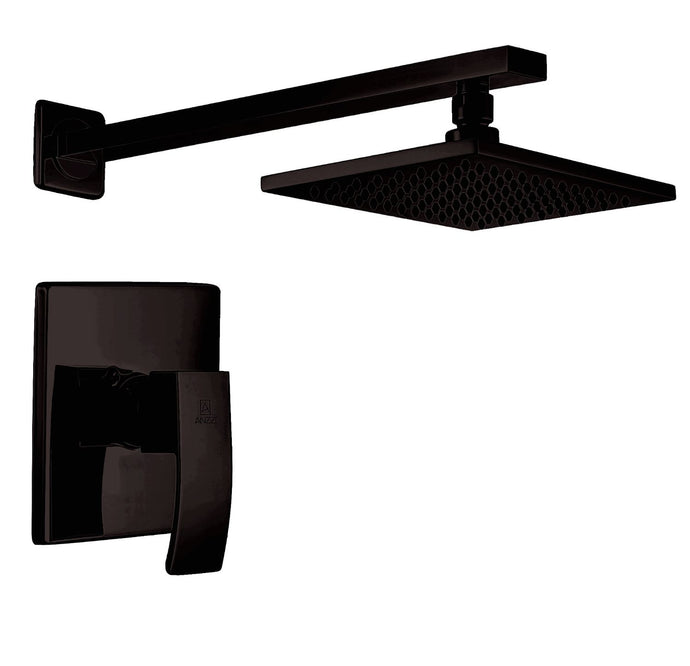 Viace Series 1-Spray 12.55 in. Fixed Showerhead in Oil Rubbed Bronze