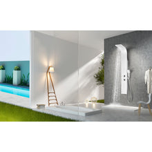 Load image into Gallery viewer, Arena Series 60 in. Full Body Shower Panel System with Heavy Rain Shower and Spray Wand in White