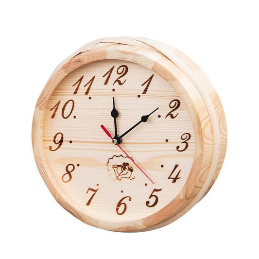 Wooden Sauna Clock - The Tubfair