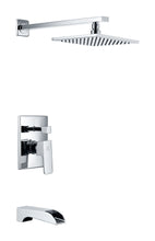 Load image into Gallery viewer, Mezzo Series 1-Handle 1-Spray Tub and Shower Faucet in Polished Chrome