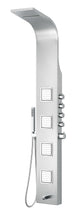 Load image into Gallery viewer, Mesa 64 in. Full Body Shower Panel with Heavy Rain Shower and Spray Wand in Brushed Steel