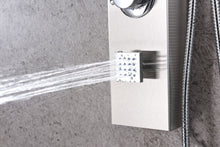 Load image into Gallery viewer, Sans 40 in. Full Body Shower Panel with Heavy Rain Shower and Spray Wand in Brushed Steel